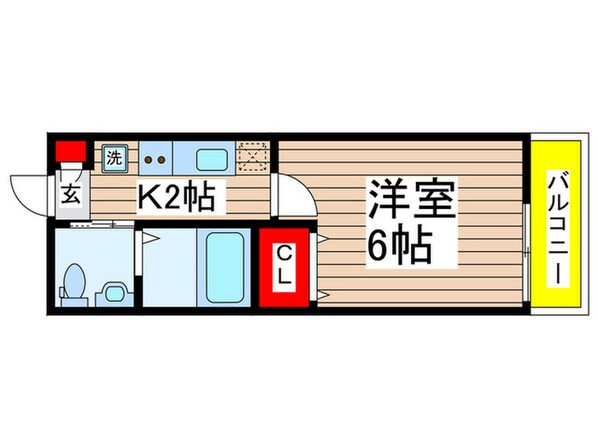 ハイツ凪の物件間取画像